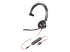 76J12AA - Poly Blackwire 3315 - Blackwire 3300 series - Right-angle