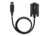 1P3FFCB-USB-SERIAL - StarTech.com 3ft (1m) USB to Serial Adapter Cable, Interchangeable DB9 Screws/Nuts, COM Retention, USB-A to DB9 RS232, FTDI IC, Level-4 ESD Protection, Windows/macOS/ChromeOS/Linux - Front