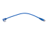 N204-001-BL-RA - Eaton Tripp Lite Series Right-Angle Cat6 Gigabit Molded UTP Ethernet Cable (RJ45 Right-Angle M to RJ45 M), Blue, 1 ft. (0.31 m) - Front