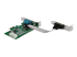 PEX2S953LP - StarTech.com 2-port PCI Express RS232 Serial Adapter Card, PCIe RS232 Serial Host Controller Card, PCIe to Serial DB9 COM Ports, 16950 UART, Low Profile Expansion Card, Windows/macOS/Linux - Back