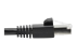 N262-006-BK - Eaton Tripp Lite Series Cat6a 10G Snagless Shielded STP Ethernet Cable (RJ45 M/M), PoE, Black, 6 ft. (1.83 m) - Close up