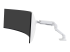 45-647-216 - Ergotron HX - Mounting kit (articulating arm, desk clamp mount, extender arm, grommet mount, HD pivot) - Right-angle