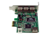 PEXUSB4DP - Startech 4 Port PCI Express Low Profile High Speed USB Card - Right side