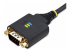 1P3FFCB-USB-SERIAL - StarTech.com 3ft (1m) USB to Serial Adapter Cable, Interchangeable DB9 Screws/Nuts, COM Retention, USB-A to DB9 RS232, FTDI IC, Level-4 ESD Protection, Windows/macOS/ChromeOS/Linux - Close up