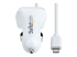 USBLT2PCARW2 - StarTech.com Lightning Car Charger with 1m Coiled Lightning Cable, 12W, White, 2 Port USB Car Charger Adapter for Phones and Tablets, In Car Apple iPhone/iPad Charger w/ Built-in Cord - Back