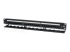 N252-024 - Eaton Tripp Lite Series 24-Port Cat6 Cat5 Patch Panel Rackmount 110 Punch Down RJ45 Ethernet 1URM - Front
