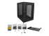 RK1833BKM - StarTech.com 18U Server Rack Cabinet, 4-Post Adjustable Depth (2" to 30") Network Equipment Rack Enclosure w/Casters/Cable Management/Shelf/Locking Dell PowerEdge, HP ProLiant ThinkServer - Left-angle