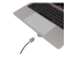 UNVMBPRLDG01KL - Compulocks Ledge Lock Adaptor for MacBook Pro 13" M1 & M2 with Keyed Cable Lock - Right-angle