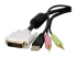 DVID4N1USB6 - StarTech.com 4-in-1 Cable for KVMs with Dual Link DVI and USB - Close up