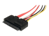 SATA22PEXT - StarTech 12in 22 Pin SATA Power and Data Extension Cable - Close up