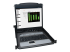 B020-U08-19-K - Eaton Tripp Lite Series 8-Port Rack Console KVM Switch w/19" LCD & 8 PS2/USB Cables 1U - Left-angle