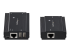 USB2004EXT100 - StarTech.com 4 Port USB 2.0 Extender Hub over Single CAT5e/CAT6 Ethernet Cable (RJ45), 330ft (100m), USB Extender Adapter, Externally Powered, 480 Mbps, Metal USB Extender Kit - Left-angle