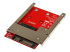 SAT32MSAT257 - Startech mSATA SSD to 2.5in SATA Adapter Converter - Left-angle