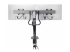 H2M1AS2-MONITOR-ARM - Startech Desk Mount Dual Monitor Arm w/ Crossbar, Up To 27" Displays - Back