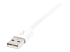 USBLT1MW - StarTech.com 1m (3ft) White Apple 8-pin Lightning Connector to USB Cable for iPhone / iPod / iPad - Close up