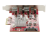 PEXUSB312A2C2V - StarTech.com 4-Port USB PCIe Card, 10Gbps USB PCI Express Expansion Card w/ 2 Controllers, 2x USB-C & 2x USB-A ports (USB 3.2/3.1 Gen 2), USB/USB-C PCI-e Card, Full Profile Brackets - Right side