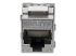 N238-001-SH-TF - Eaton Tripp Lite Series Cat6a/Cat6/Cat5e Toolless Keystone Jack RJ45, Shielded, Dust Cap PoE/PoE+ Compliant, TAA - Front