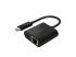 INC001BTBK - Belkin - Ethernet and charge adapter - Right-angle