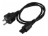 753E-3M-POWER-LEAD - StarTech.com 3m (10ft) Laptop Power Cord, EU Schuko to C5, 2.5A 250V, 18AWG, Notebook / Laptop Replacement AC Cord, Printer/Power Brick Cord, Schuko CEE 7/7 to Clover Leaf IEC 60320 C5 - Right-angle