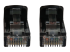 N261-002-BK - Eaton Tripp Lite Series Cat6a 10G Snagless Molded UTP Ethernet Cable (RJ45 M/M), PoE, Black, 2 ft. (0.6 m) - Close up