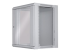 711876 - Intellinet Network Cabinet, Wall Mount (Standard), 12U, Usable Depth 260mm/Width 510mm, Grey, Flatpack, Max 60kg, Metal & Glass Door, Back Panel, Removeable Sides, Suitable also for use on desk or floor, 19",Parts for wall install (eg screws/rawl plugs) not included - Right-angle