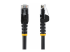 N6PATC3MBK - Startech 3m CAT6 Ethernet Cable, 10 Gigabit Snagless RJ45 650MHz 100W PoE Patch Cord, CAT 6 10GbE UTP Network Cable w/Strain Relief, Black, Wiring is UL Certified/TIA - Multi-angle