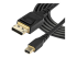 DP14MDPMM2MB - StarTech.com 6ft (2m) VESA Certified Mini DisplayPort to DisplayPort 1.4 Cable, 8K 60Hz HBR3 HDR, Super UHD mDP to DP 1.4 Cord, Slim (34 AWG) Ultra HD 4K 120Hz, Monitor/Video Cable - Right side
