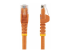 N6PATCH75OR - Startech 75ft CAT6 Ethernet Cable, 10 Gigabit Snagless RJ45 650MHz 100W PoE Patch Cord, CAT 6 10GbE UTP Network Cable w/Strain Relief, Orange, Wiring is UL Certified/TIA - Multi-angle