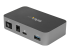 HB31C4AS - StarTech.com 4 Port USB C Hub with Power Adapter, USB 3.1/3.2 Gen 2 (10Gbps), USB Type C to 4x USB-A, Self Powered Desktop USB Hub with Fast Charging Port (BC 1.2) DCP, Desk Mountable - Back