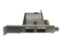 PEX40GQSFDPI - StarTech.com Dual Port 40G QSFP+ Network Card, Intel XL710 Open QSFP+ Converged Adapter, PCIe 40 Gigabit Ethernet Server NIC, 40GbE Fiber Optic LAN Card, Dell PowerEdge HPE ProLiant, 40Gb - Left side