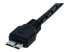 USB3AUB50CMB - StarTech.com 0.5m (1.5ft) Black SuperSpeed USB 3.0 Cable A to Micro B - Right-angle