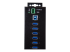 HB30A10AME - StarTech.com 10 Port USB Hub with Power Adapter, Surge Protection, Metal Industrial USB 3.0 Data Transfer Hub, Din Rail, Wall or Desk Mountable, High Speed USB 3.1/ USB 3.2 Gen 1 5Gbps Hub - Close up