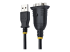 1P3FP-USB-SERIAL - StarTech.com 3ft (1m) USB to Serial Cable, DB9 Male RS232 to USB Converter, USB to Serial Adapter for PLC/Printer/Scanner/Network Switches, USB to COM Port Adapter - Right-angle