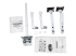 45-509-216 - Ergotron LX - Mounting kit (dual stacking arm, tall pole) - Front