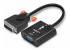 38189 - Lindy - DVI adapter - HD-15 (VGA) (F) to DVI-D (M) - Right-angle