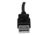 USBAB3MR - StarTech.com 3m USB 2.0 A to Right Angle B Cable Cord - Close up