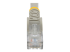 N6PATC50CMGR - StarTech.com 50cm CAT6 Ethernet Cable, 10 Gigabit Snagless RJ45 650MHz 100W PoE Patch Cord, CAT 6 10GbE UTP Network Cable w/Strain Relief, Grey, Fluke Tested/Wiring is UL Certified/TIA - Close up
