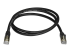 6ASPAT1MBK - Startech 1m CAT6A Ethernet Cable, 10 Gigabit Shielded Snagless RJ45 100W PoE Patch Cord, CAT 6A 10GbE STP Network Cable w/Strain Relief, Black, UL Certified Wiring/TIA - Front