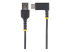 R2ACR-15C-USB-CABLE - StarTech.com 6in (15cm) USB A to C Charging Cable Right Angle, Heavy Duty Fast Charge USB-C Cable, USB 2.0 A to Type-C, Durable and Rugged Aramid Fiber, 3A, S20/iPad/Pixel - Front