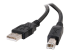 28103 - C2G 9.8ft USB A to USB B Cable - Right-angle