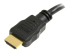 HDMIEXTAA6IN - StarTech.com 6 in HDMI Extension Cable, Short HDMI Cable Male to Female, 4K HDMI Cable Extender, 4K 30Hz UHD HDMI Port Saver M/F, High Speed HDMI 1.4, 10.2Gbps Bandwidth, 30AWG, Black - Close up
