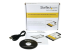 ECUSB3S254F - Startech 2 Port Flush Mount ExpressCard 54mm SuperSpeed USB 3.0 Card Adapter with UASP - Multi-angle