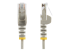 N6PAT250CMGRS - StarTech.com 2.5m Slim LSZH CAT6 Ethernet Cable, 10 Gigabit Snagless RJ45 100W PoE Patch Cord, CAT 6 10GbE UTP Network Cable w/Strain Relief, Grey, Fluke Tested/ETL, Low Smoke Zero Halogen - Multi-angle