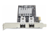 P021GI-NETWORK-CARD - StarTech.com 2-Port GbE SFP Network Card, PCIe 2.0 x1, Intel I350-AM2 2x 1GbE Controller, 1000BASE Copper/Fiber Optic, Dual-Port Gigabit Ethernet NIC, Desktop/Server Backplanes - Left side