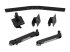 45-684-292 - Ergotron LX Pro - Mounting kit (dual direct arm, 2 pivots, 2-piece desk clamp, attachment hardware, base, dual displays bow, extension, pole, pole collar) - Multi-angle