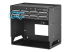WALLSHELF8U - Startech 8U Open Frame Wall Mount Network Rack w/ Built in Shelf - Right-angle