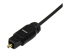 THINTOS15 - Startech 15 ft Thin Toslink Digital Optical SPDIF Audio Cable - Close up