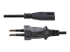 PXTNB2SEU1M - StarTech.com 1m (3ft) Laptop Power Cord, EU Plug to C7, 2.5A 250V, 18AWG, Notebook / Laptop Replacement AC Power Cord, Printer/Power Brick Cord, Europlug to IEC 60320 C7 - Front