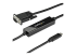 CDP2VGAMM1MB - StarTech.com 3ft (1m) USB C to VGA Cable, 1920x1200/1080p USB Type C to VGA Video Active Adapter Cable, Thunderbolt 3 Compatible, Laptop to VGA Monitor/Projector, DP Alt Mode HBR2 Cable - Right-angle