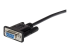MXT1003MBK - StarTech 3m Black Straight Through DB9 RS232 Serial Cable - Close up